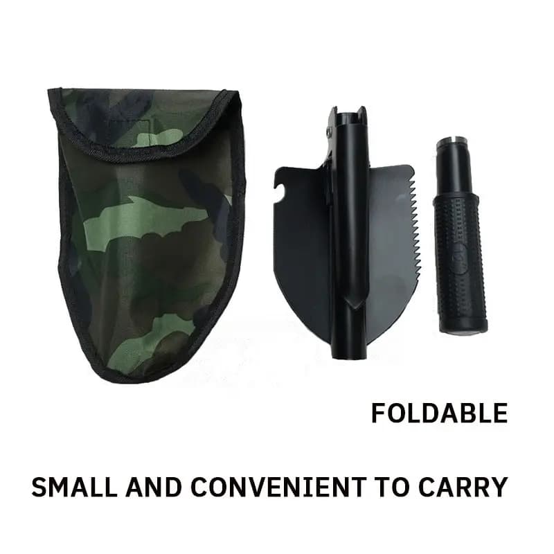 Portable Folder Mounted To Truck Pala By Engineer Camping Tent Outdoor Pala Survival Tool For Self-Defense Bag