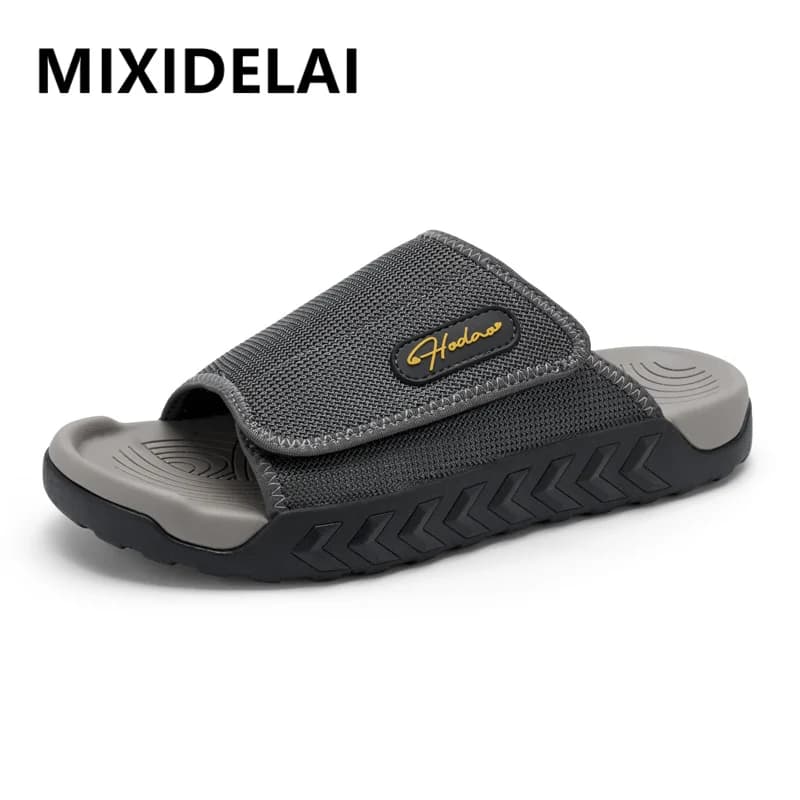 Nuove Ciabatte Sportive da Uomo, Pantofole Traspiranti con Suola Spessa per Esterni, Sandali da Spiaggia Estivi, Scarpe Casual Comode per Uomo