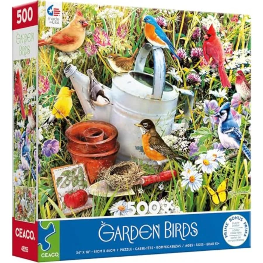 Uccelli da giardino - Puzzle da 500 pezzi
