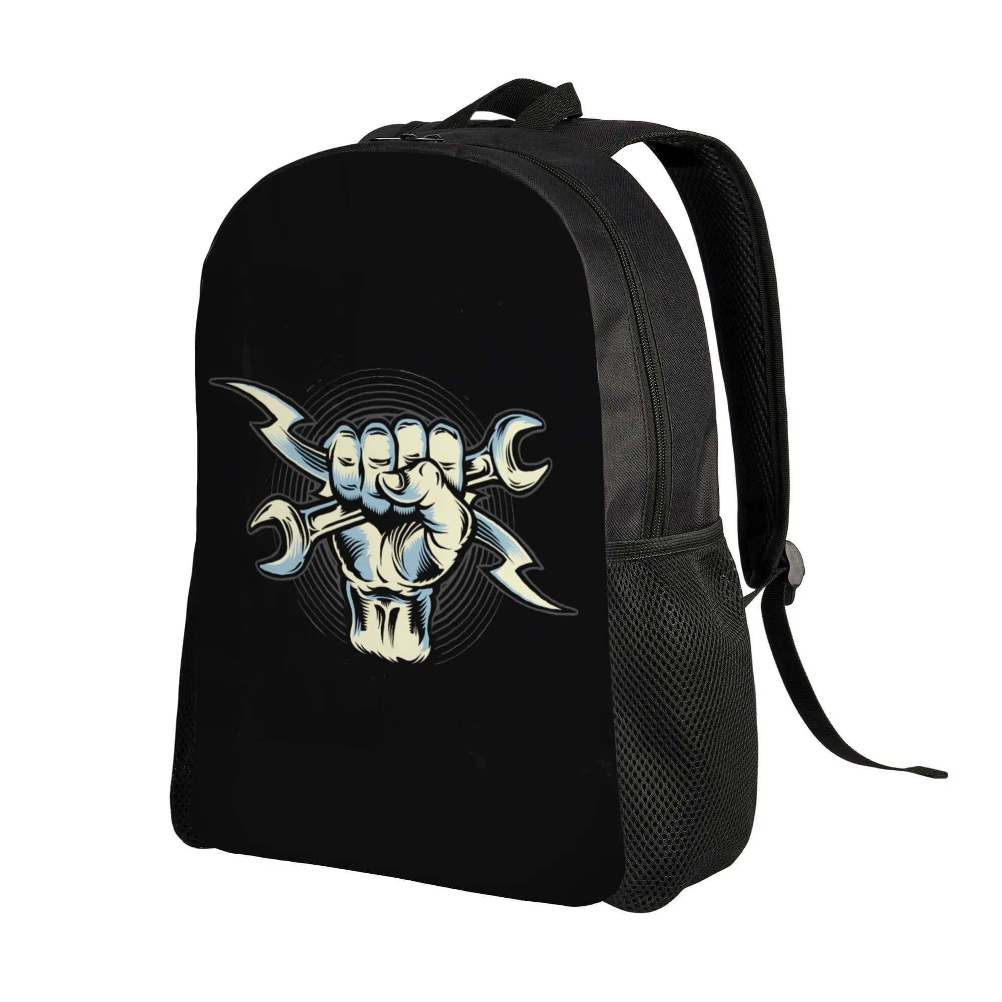 A Vintage-Inspired Printed Backpack, Ideal for Daily Commutes, Travel, and Casual Outings, Designed for Both Genders