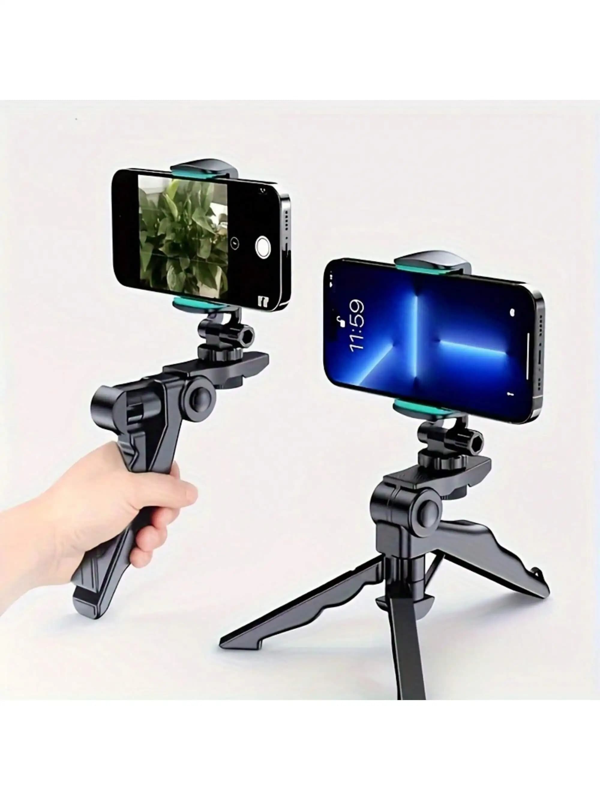 360 ° Treppiede girevole per smartphone - Selfie Stick allungabile - Adatto per la maggior parte dei telefoni cellulari