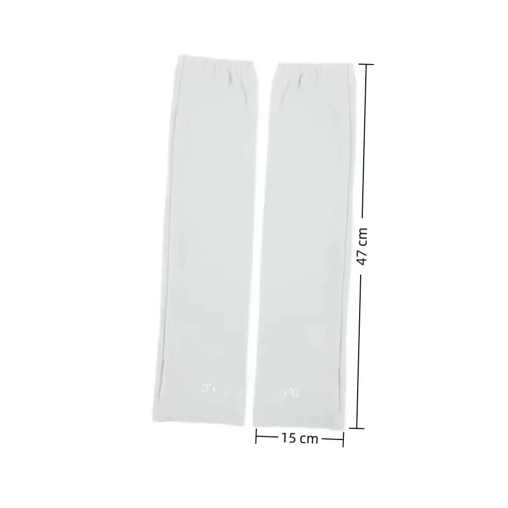 Nuove maniche larghe in seta di ghiaccio, comode e traspiranti, coperture per maniche, protezione solare, guanti da guida per ciclismo, donna, uomo
