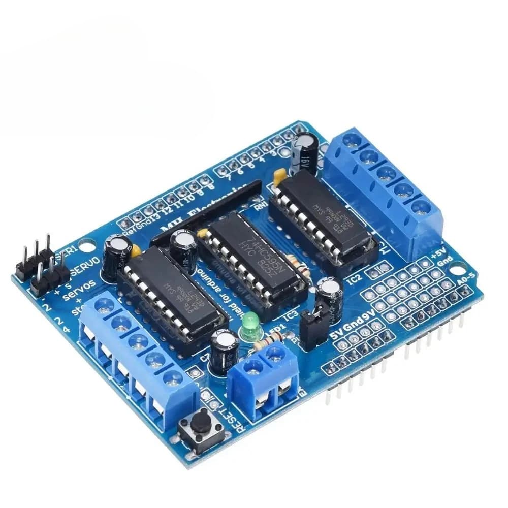 1/2/5PCS L293D Stepper Motor Drive Board Control Shield Module Motor Drive Expansion Board for Arduino Mega2560 4-Channel UNO R3