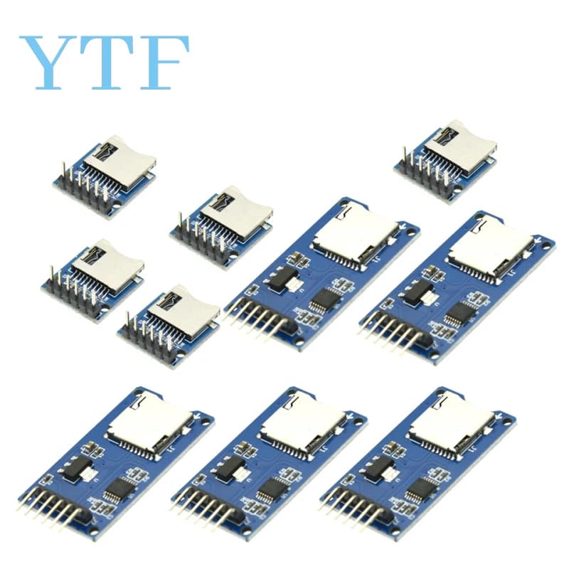 1-50PCS Modulo scheda Micro SD Lettore/scrittore di schede TF Interfaccia SPI con chip di conversione del livello per Arduino ARM AVR