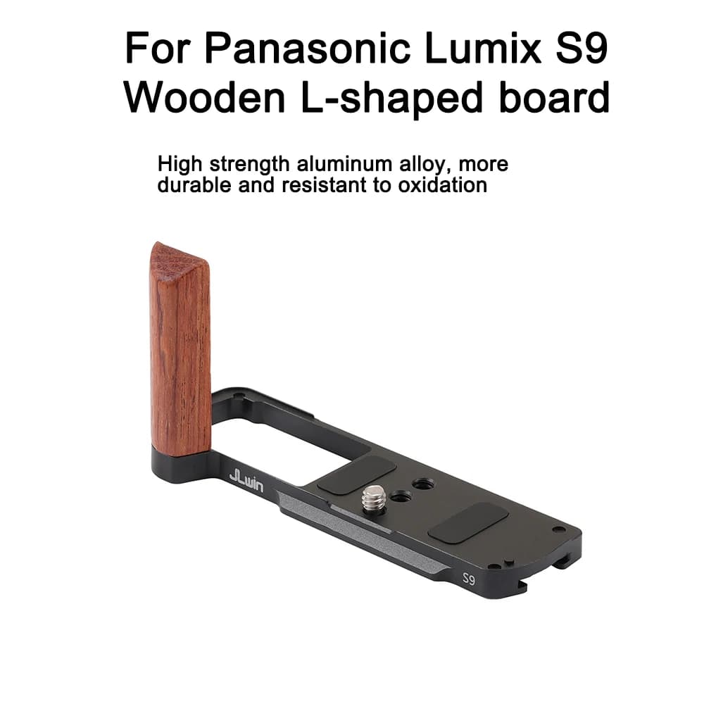 FOTGA S9 Support for quick release plate L Digital Camera Grip Panasonic Lumix S9 for head tripod Arca Swiss Stabili