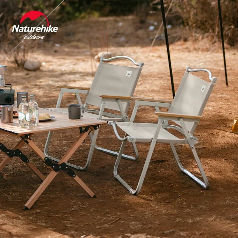 Naturehike Portable folding camping chair for outdoors Ultralight dining chair Kermit chair with beach fishing back