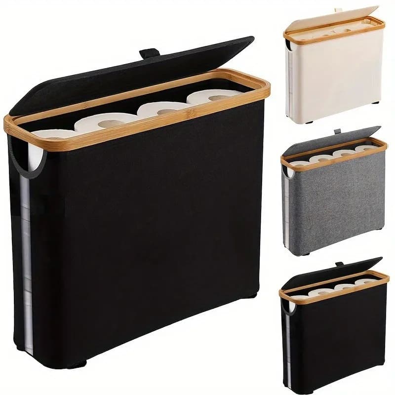 Cestino porta carta igienica da bagno, porta salviette, organizer per accessori, scatola portaoggetti per l'arredamento della casa - Articolo molto venduto