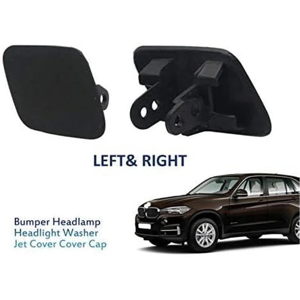2 pz per BMW X5 E70 2007 2008 2009 2010 2011 faro auto faro rondella d'acqua ugello di spruzzo coperchio del cappuccio 51657199141 51657199142