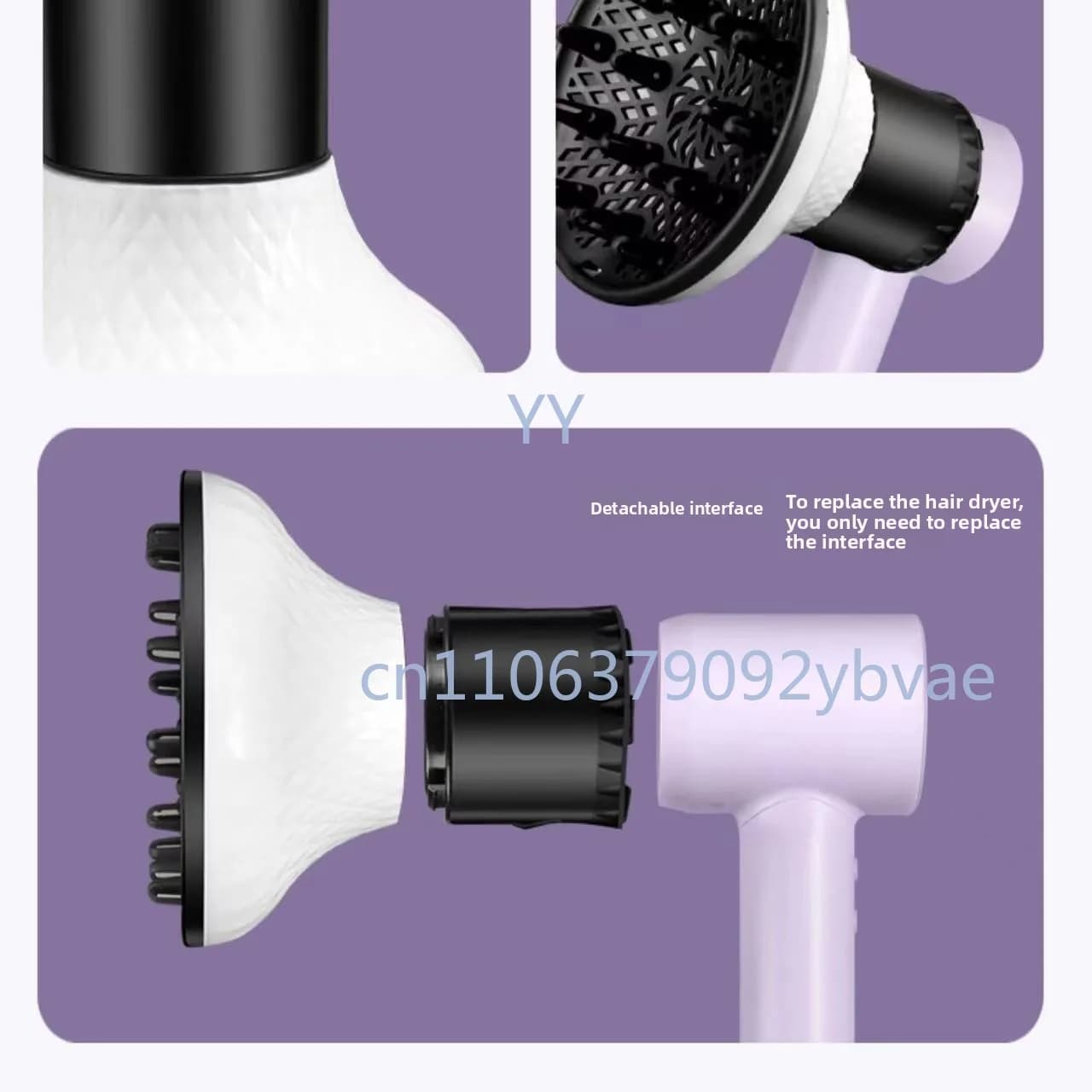 New 1 piece for hair dryer Xiaomi, curly hair cap H100/H701H500/ H501/H300