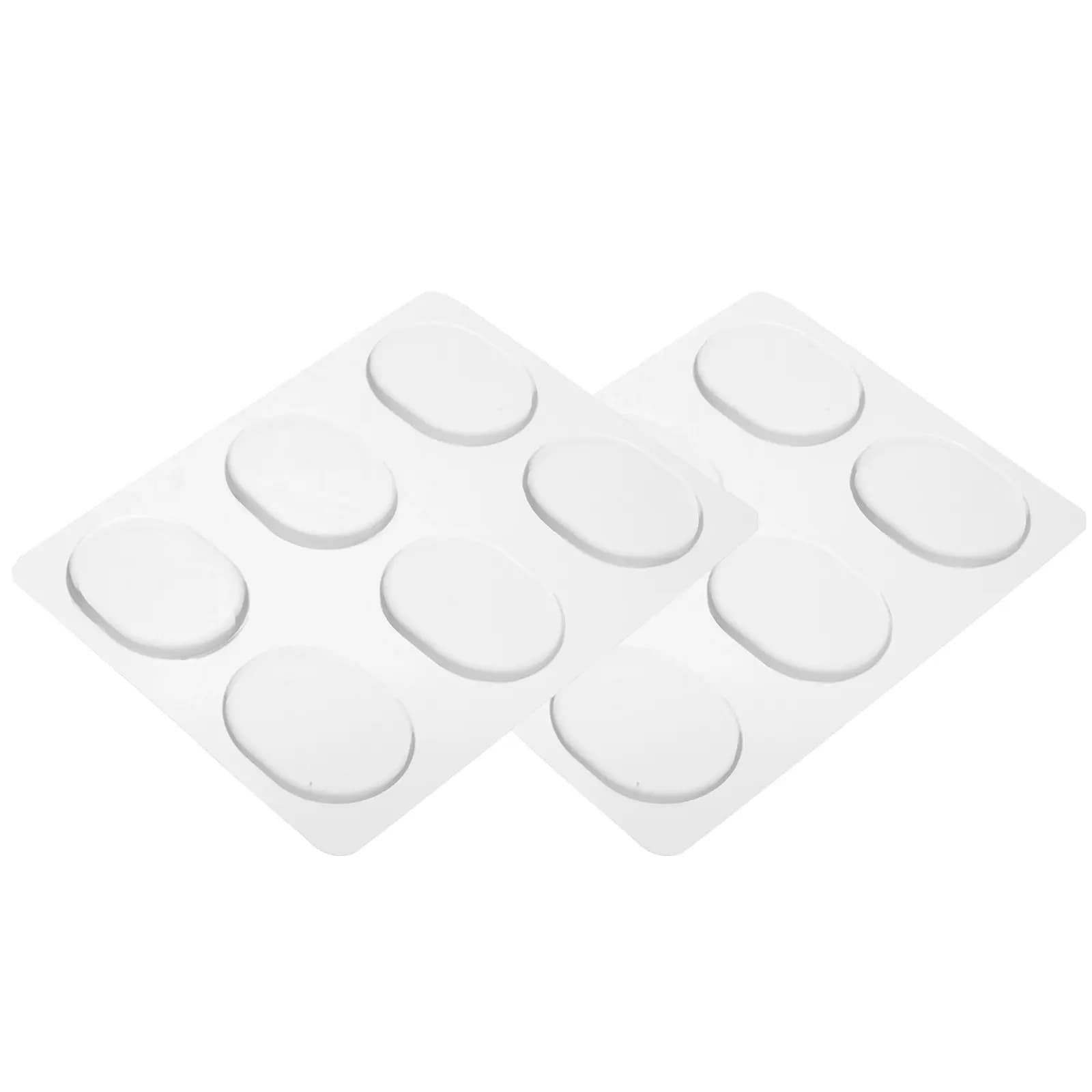 Set di 12 Cuscinetti Silenziatori per Batteria, Autoadesivi, in Silicone Trasparente, Smorzatori Professionali per Pratica e Riduzione del Rumore