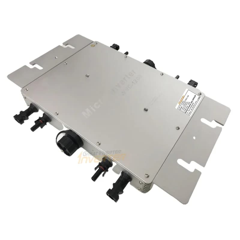 1400W Micro Pannello Solare Smart Inverter Onda Sinusoidale Pura Casa Inverter 30V 36V MPPT Su Grid Tie Inversor Ip65 per 110V 230V AC