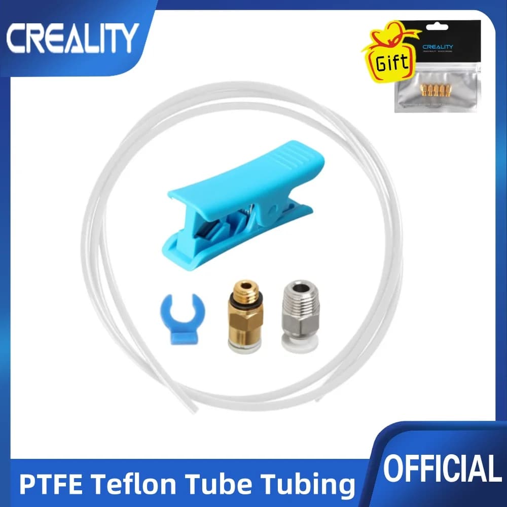 Kit di accessori per tubi in PTFE serie Creality K1 con stampante 3D resistente al calore con filamento in PTFE da 1 M/2 M per K1/K1 Max/K1C/Ender 3 V3