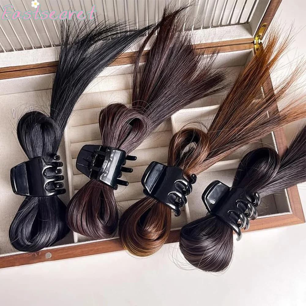 EAST Synthetic Wig Half Tie Heel Hair Clip for Chicken Hair Clip for Crab Clip for Hair Accessories High Heel