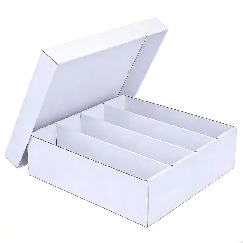 Elegant Card Organizers Box Large Capacity Game Card Sorting Holder Case Portable Card Box for Easy Transport Enduring