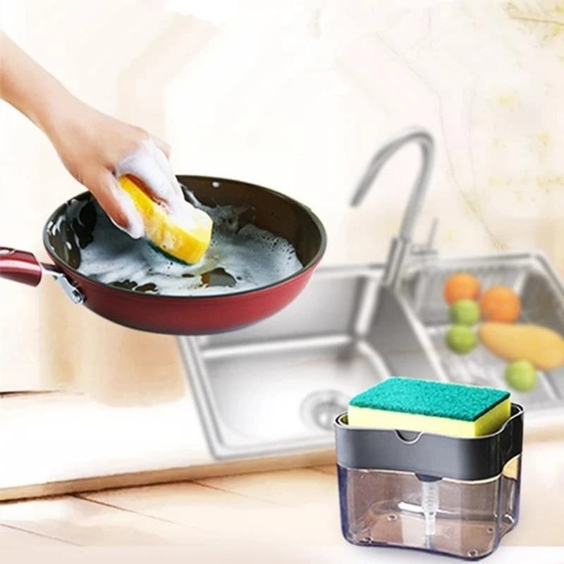 Kitchen Soap Pump Easy Press Action Reduces Waste Efficiency Dish Soap Dispense B95B