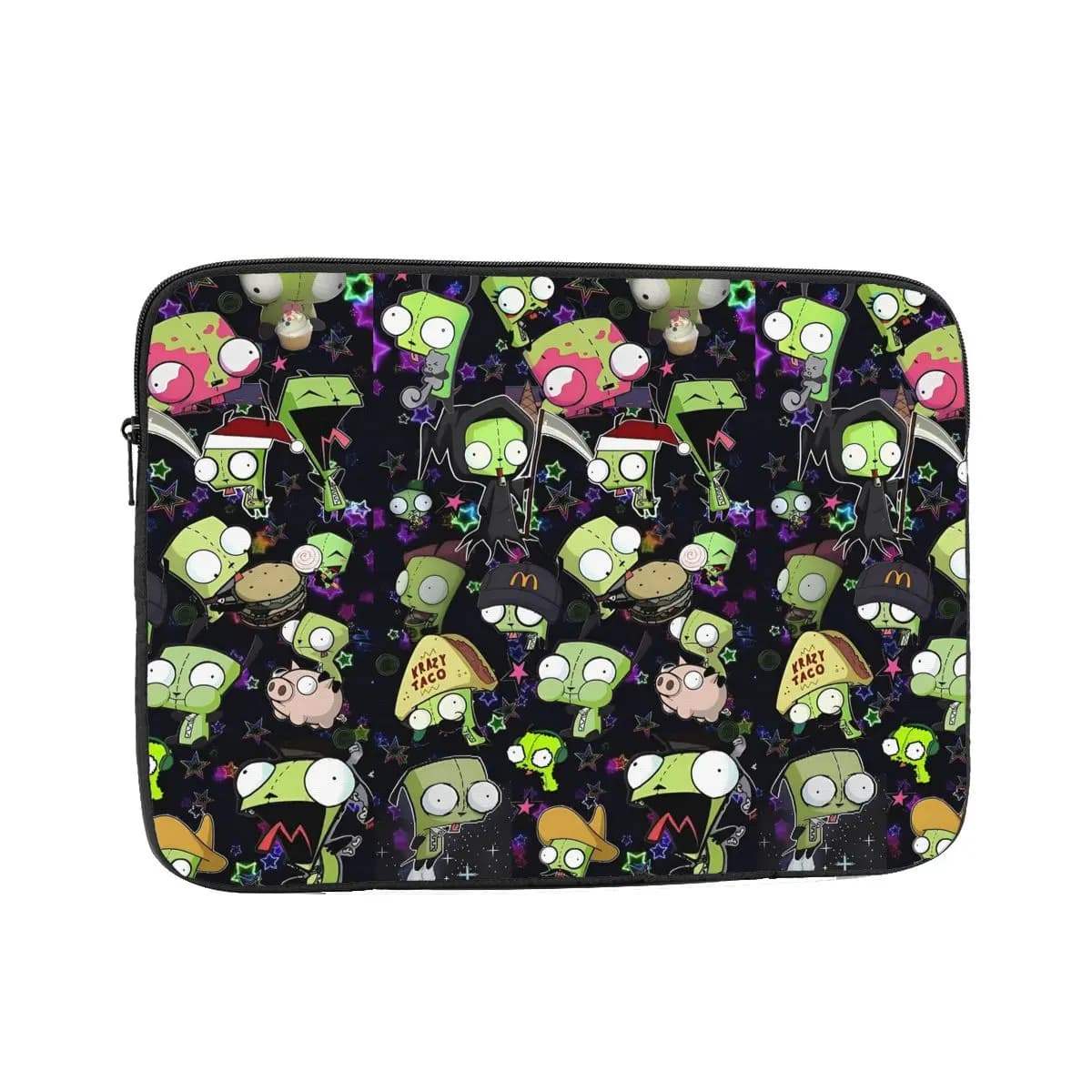 Carino Invader Zim 12 13 15 Custodia per laptop da 17 pollici per MacBook Air Pro Custodia per notebook Custodia antiurto per cartoni animati