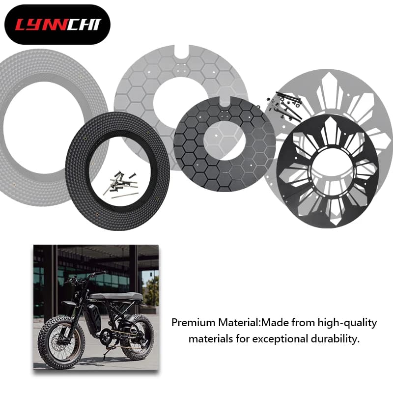 LYNNCHI Motorcycle Enclosed Wheel Hub Cover Motorcycle Protection Sealing Plate For Super73 Super 73 S1 S2 RX ZX Dirt Bike