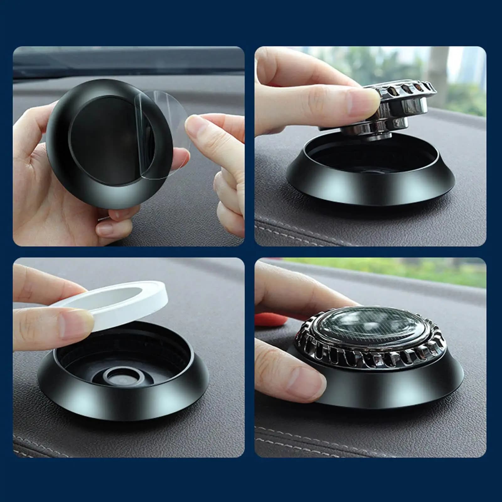 Deodorante per Ambienti con Rotazione Automatica, Diffusore per Auto e Decorazione d'Interni per Camera da Letto