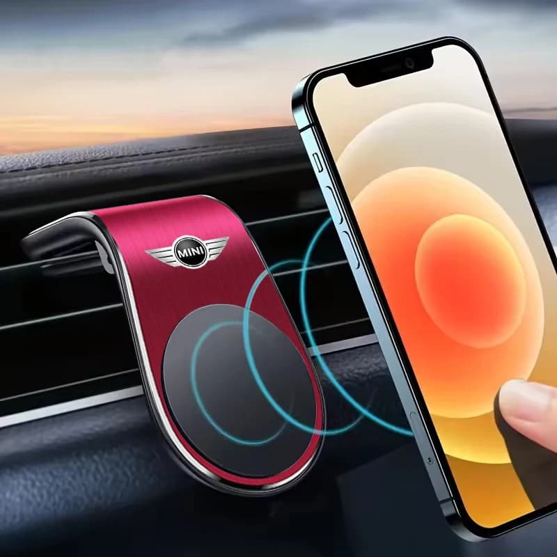 Nuovo Supporto Magnetico per Telefono GPS a Forma di L per Auto, Compatibile con MINI Cooper F54 F55 F56 R56 R60 SONE Roadster Clubman Coupe