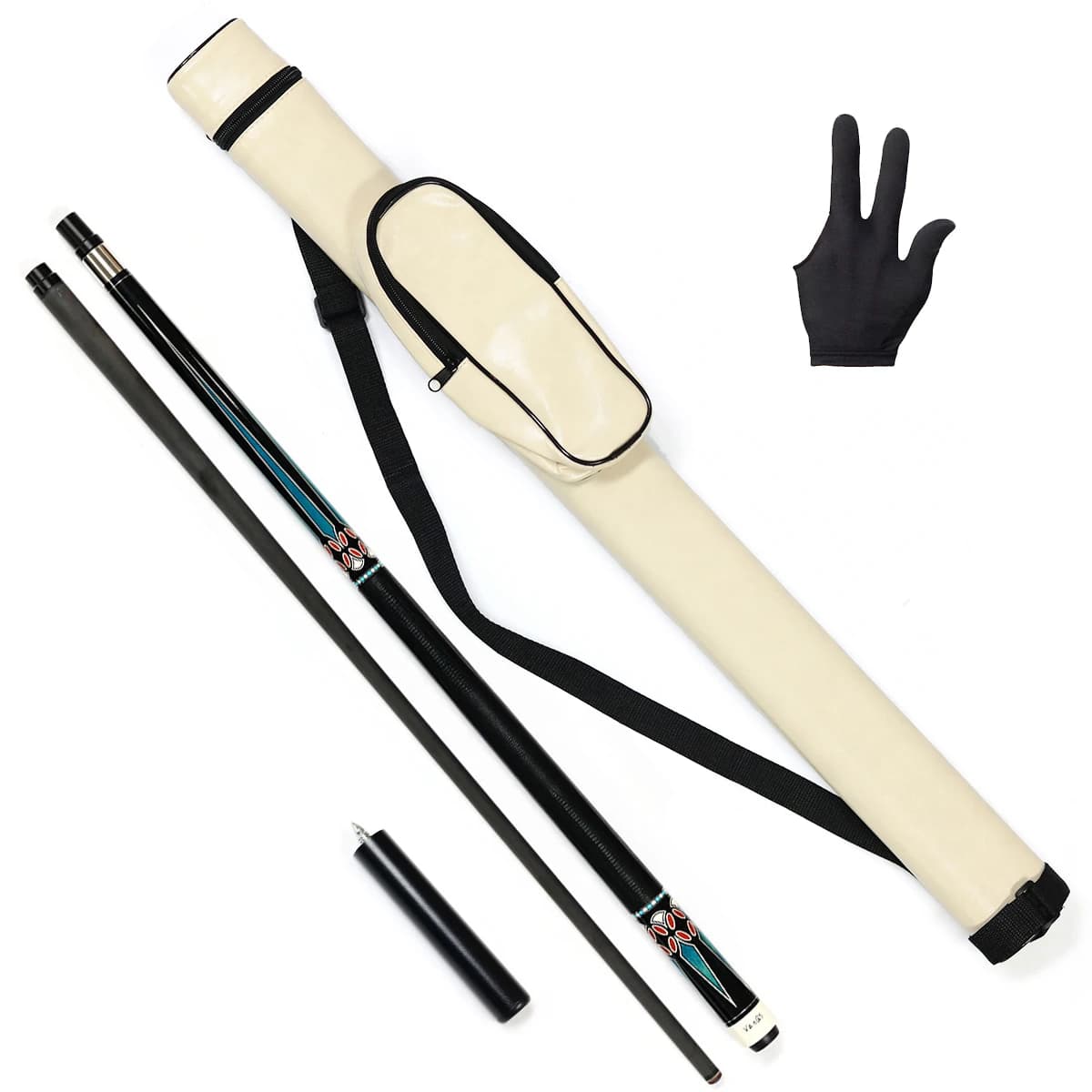 Set Regalo 2026 VanQs/LiQiong: Stecca da Biliardo in Grafite di Carbonio con Borsa 1B1S 1/2 e Accessori