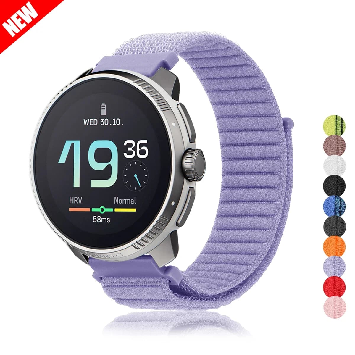 Cinturino in nylon intrecciato 20mm 22mm per cinturino SUUNTO 9 PEAK Pro Sostituisci il braccialetto per SUUNTO 5 PEAK/VERTICAL/OCEAN/PACE/3 Fitness Correa