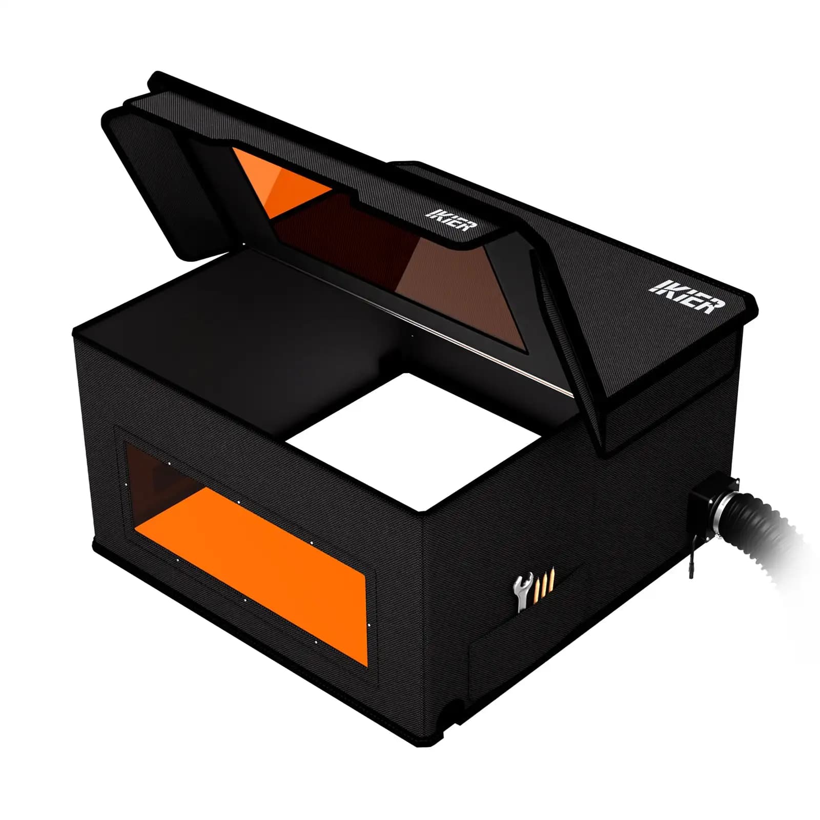 Foldable dust cover for iKier E1 case for laser engraver