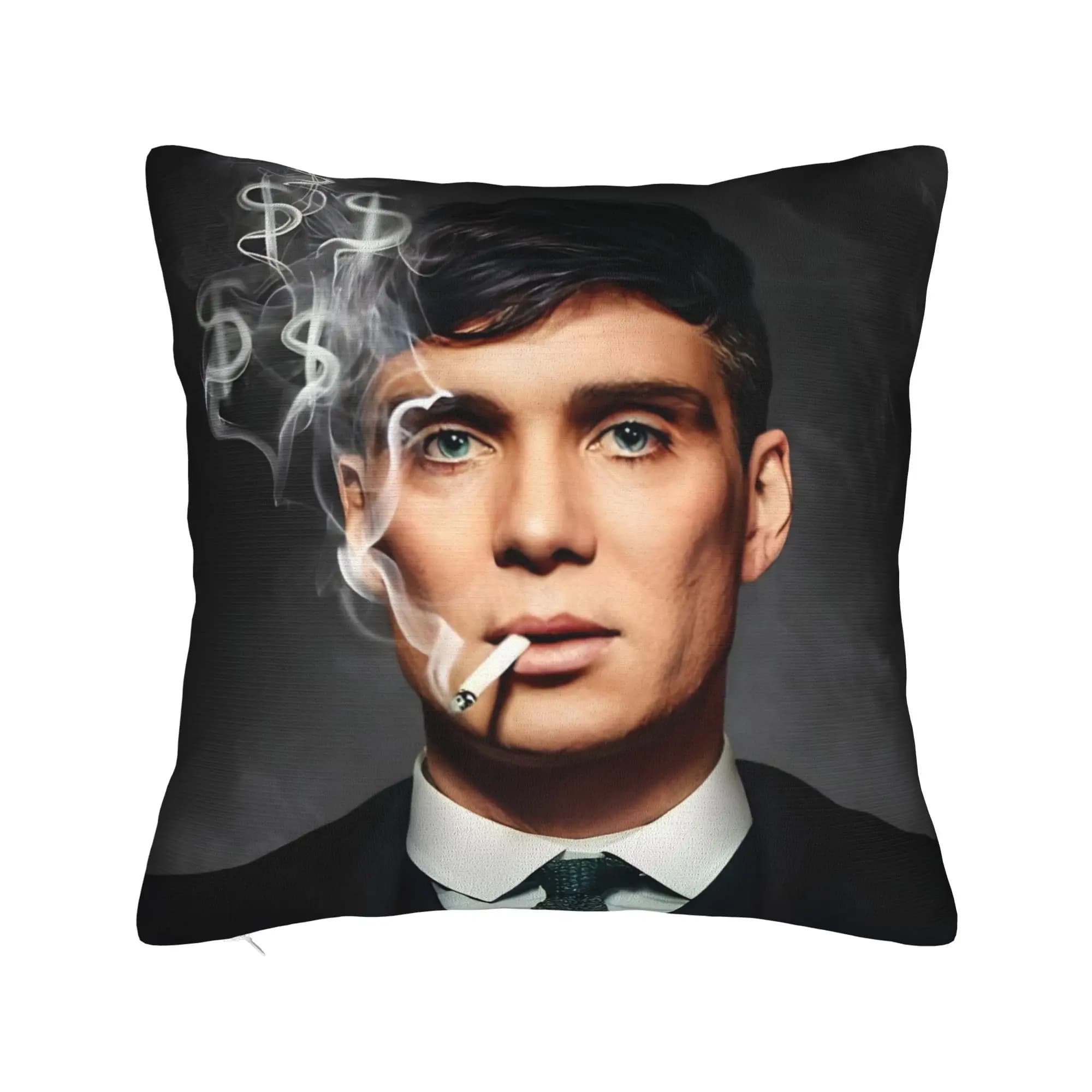 Decorative Pillow Cover Tommy Shelby Peakys Blinders Accessories Home Pillow Case Cover Zippered Multi-Size