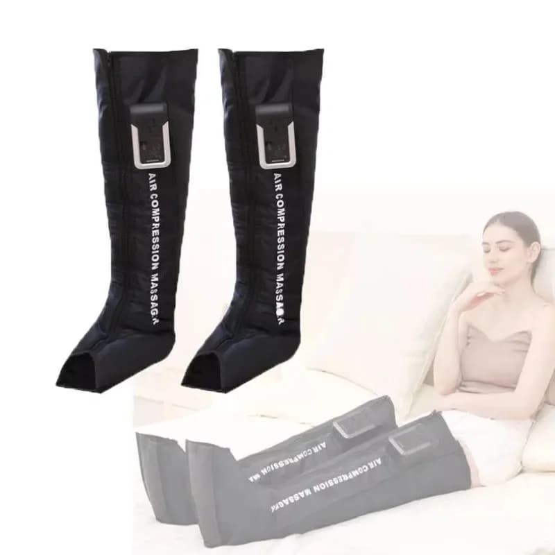 Massaggiatore elettrico per piedi OEM a compressione d'aria wireless Stivali per il recupero del riscaldamento Massaggiatore elettrico per gambe
