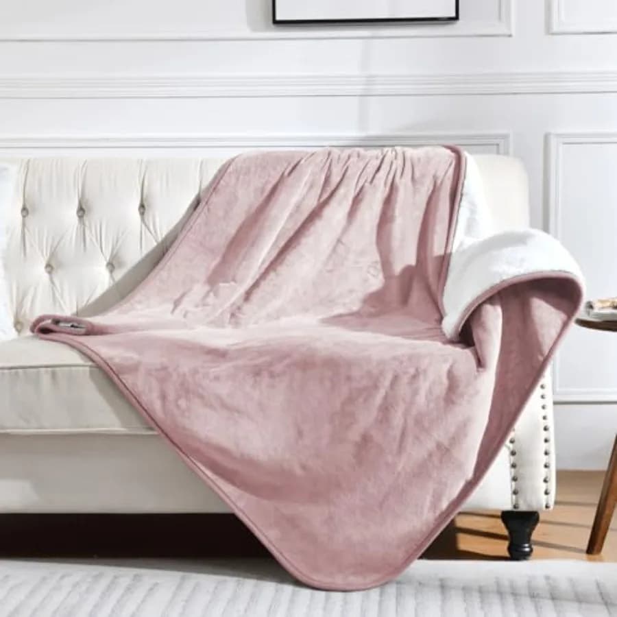 Coperta Impermeabile per Letto, Divano, Morbida, Anti-urto Liquidi, Coperta per Animali Domestici, per Cani, Cuccioli, Gatti, Reversibile in Pile Sherpa, Protezione per Mobili