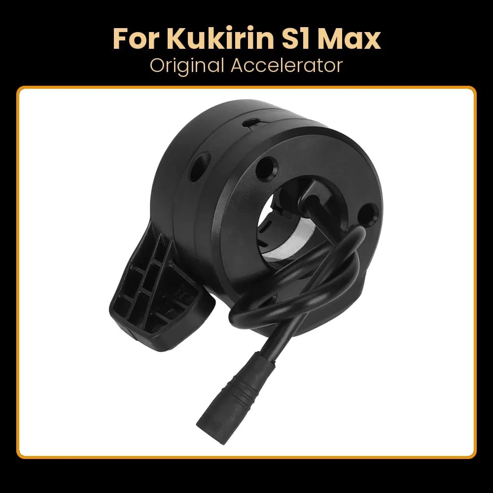 Acceleratore a pollice originale per Kukirin S1 Max con pulsante di accensione, ricambio per monopattino elettrico