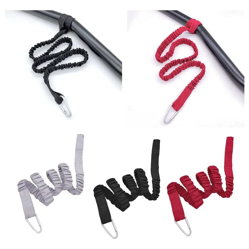 Adjustable Nylon Kayak Paddle Tether Elastic Cord Boat Oars Holder for Fishing Kayak Accessories Marine Equipment