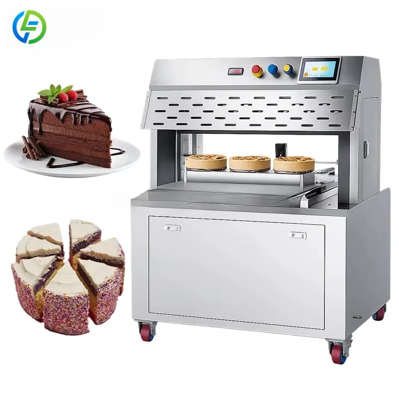 Customized Bakery Round Acrylic Cake Toppers Box Creasing Die Base Board Hydraulic Press Die Cutter Laser Cutting Machine
