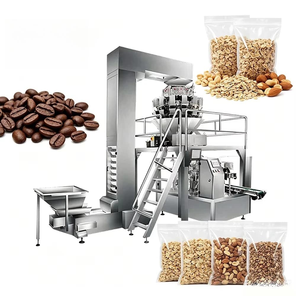 FL Lakeside Coffee Farm Bean Processing Line Anti Corrosion Cabinet Adjustable Roasting Time Light Roast Dark Roast Unit