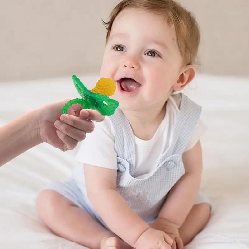 Massaggiagengive in Silicone a forma di bacca giocattoli per la dentizione per bambini per bambini 3 mesi massaggiagengive per lenire le emozioni alleviare la dentizione