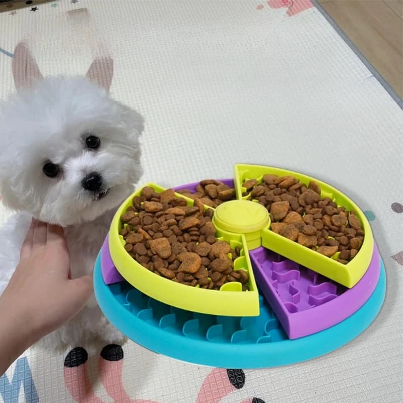 Ciotola Girevole a Labirinto per Cani, Ciotola Anti-Soffocamento Creativa e Personalizzata per Animali Domestici, Nuova Ciotola Anti-Ribaltamento per Cani