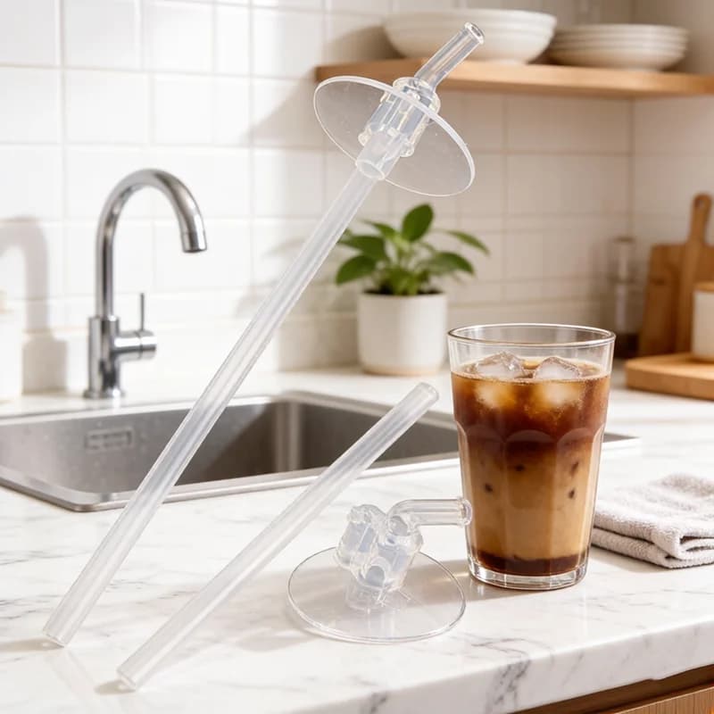 2026 NUOVO Set di 2 Cannucce di Ricambio per Bottiglia Thermos Funtainer da 12oz F401, Cannucce in Silicone, Accessorio per Bottiglia d'Acqua