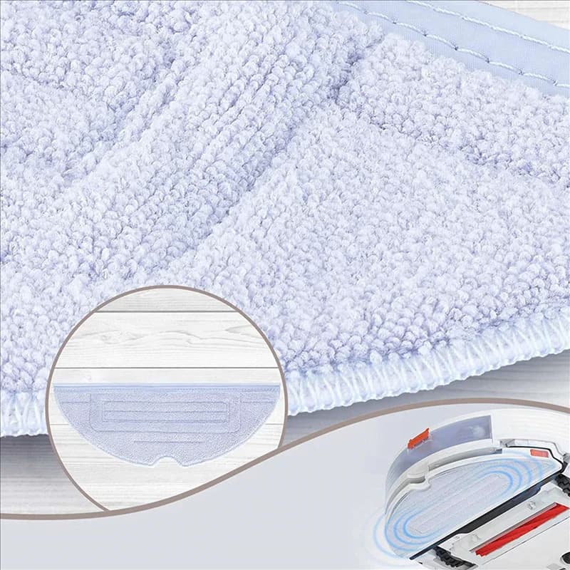 【Today Only】24 Pcs Mop Cloth For Xiaomi Roborock S7 S7+ S7 Maxv S7 Maxv Plus S7 Maxv Ultra Q7 Max+ Series Robot Vacuum Cleaner P