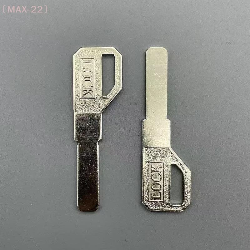 〔MAX-22〕High-Quality Smart Lock Key Blanks Fingerprint Lock Blade Flat Keys Small Handle L Electronic Door Lock Replacement Keys