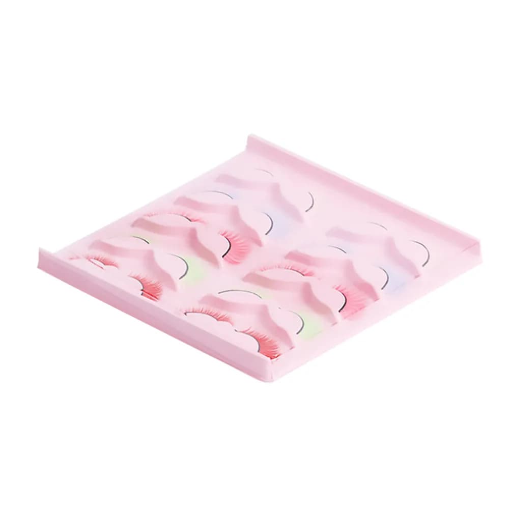 10 pairs of colored fake eyelashes, light and soft, fake eyelashes for women, for cosplay, performance, parties, gift, natural appearance