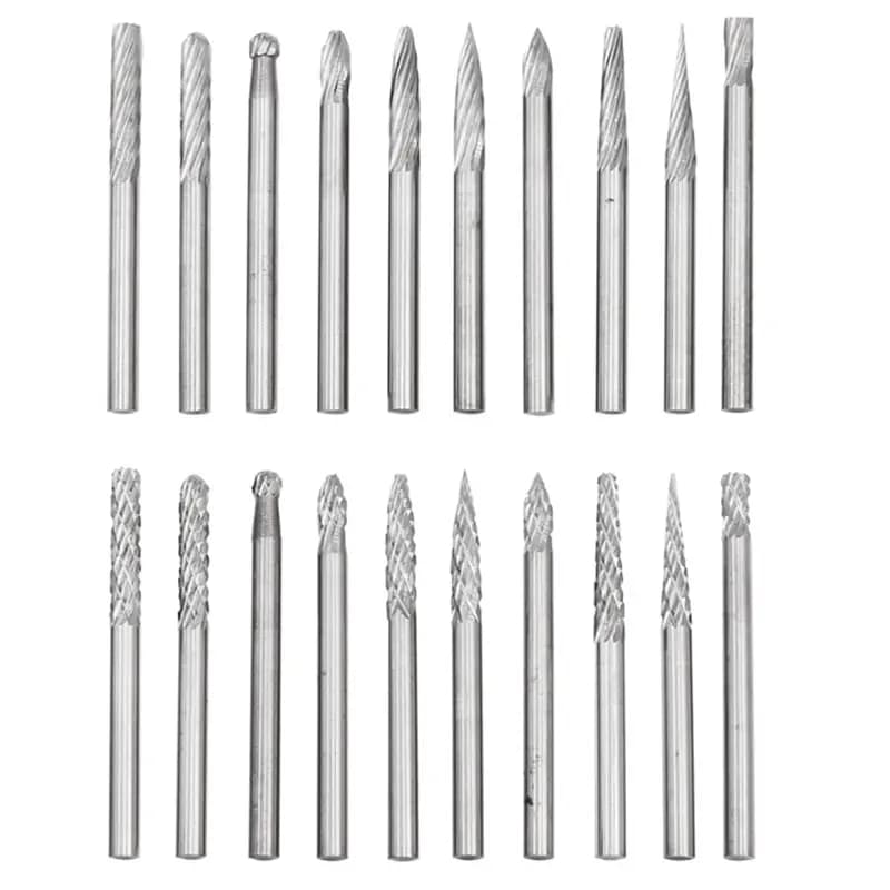 3 mm tungsten carbide, 20 pieces, 3x3 mm, for grinder and metal milling