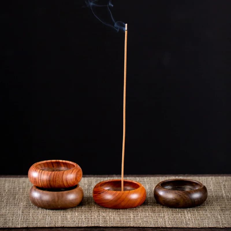 Bastoncini Portaincenso Mini Bruciatore di Incenso in Legno Decorazioni per la Casa Portaincenso in Stile Cinese Fornitore Buddista