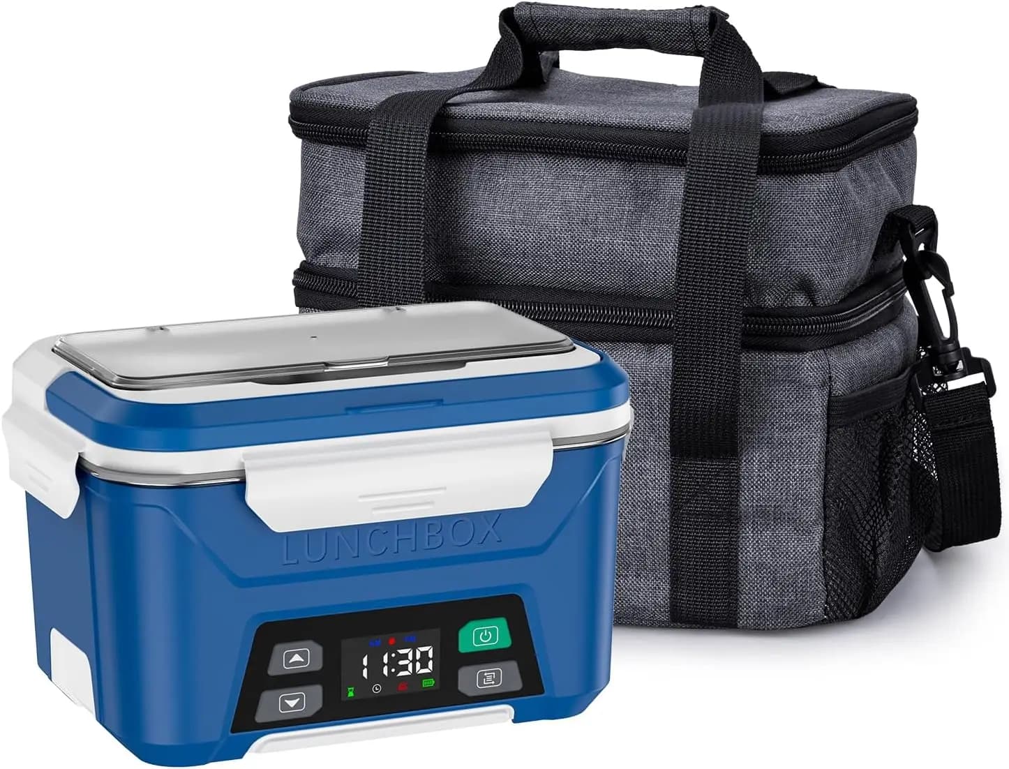 Scaldavivande Elettrico Senza Fili per Adulti, Riscaldamento Automatico a Batteria, Scaldavivande Portatile da 5,5 Tazze con Borsa Termica