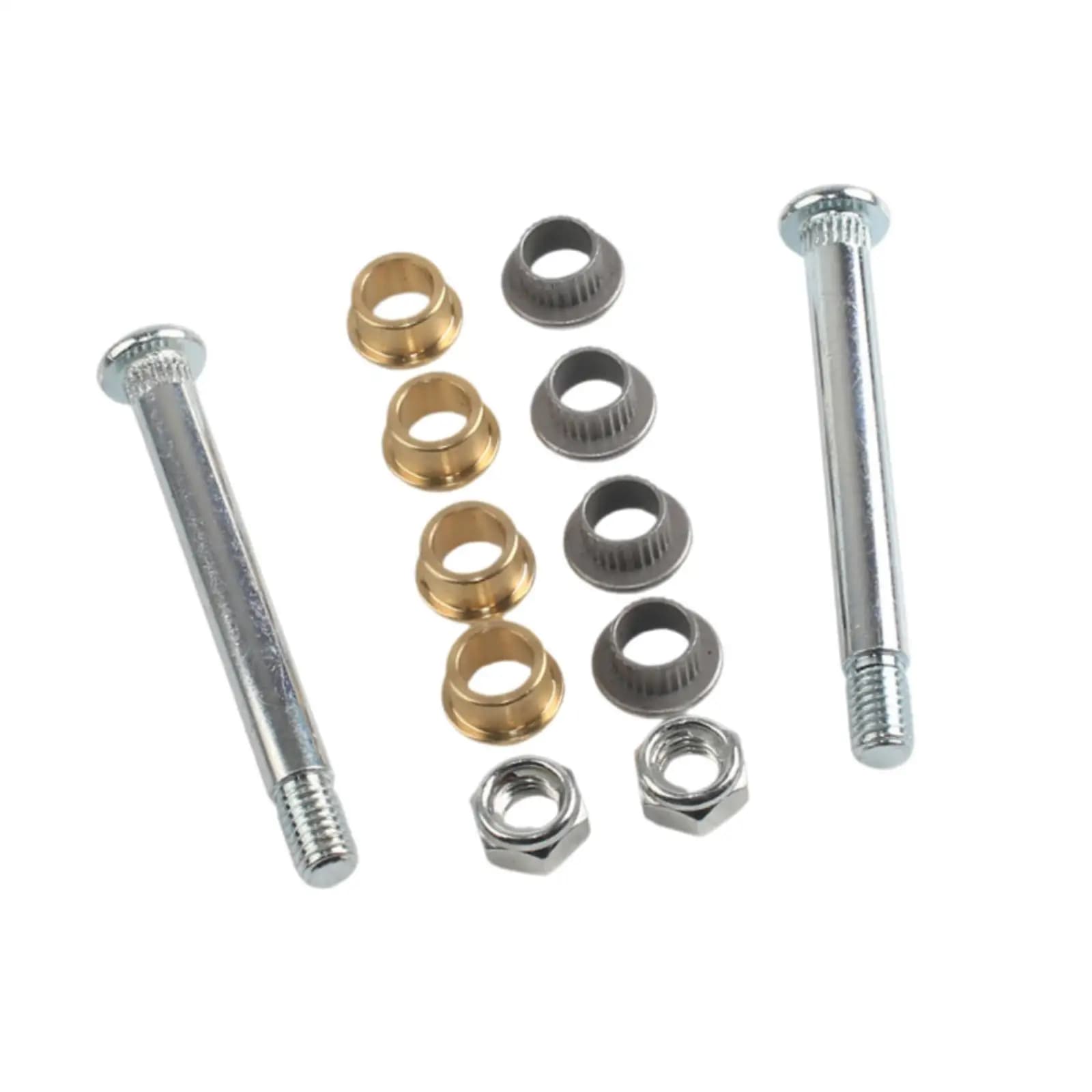 Car Door Hinge Pin Bushing Repair Set for Ford Lincoln Mercury Front Door Left or Right Metal Upgrade