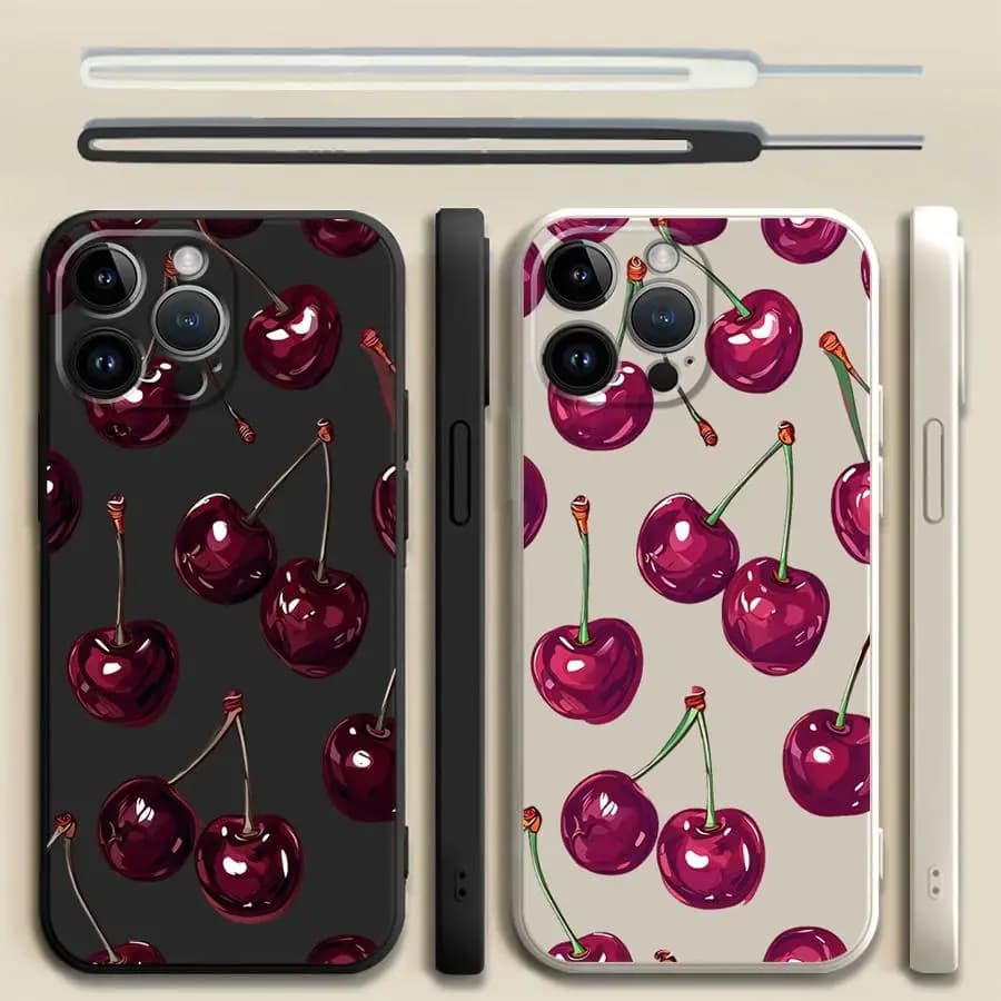 Custodia morbida per telefono per Xiaomi Mi 10T 11T 12T Pro 13 11 12 Lite Cartoon Cherry Pattern