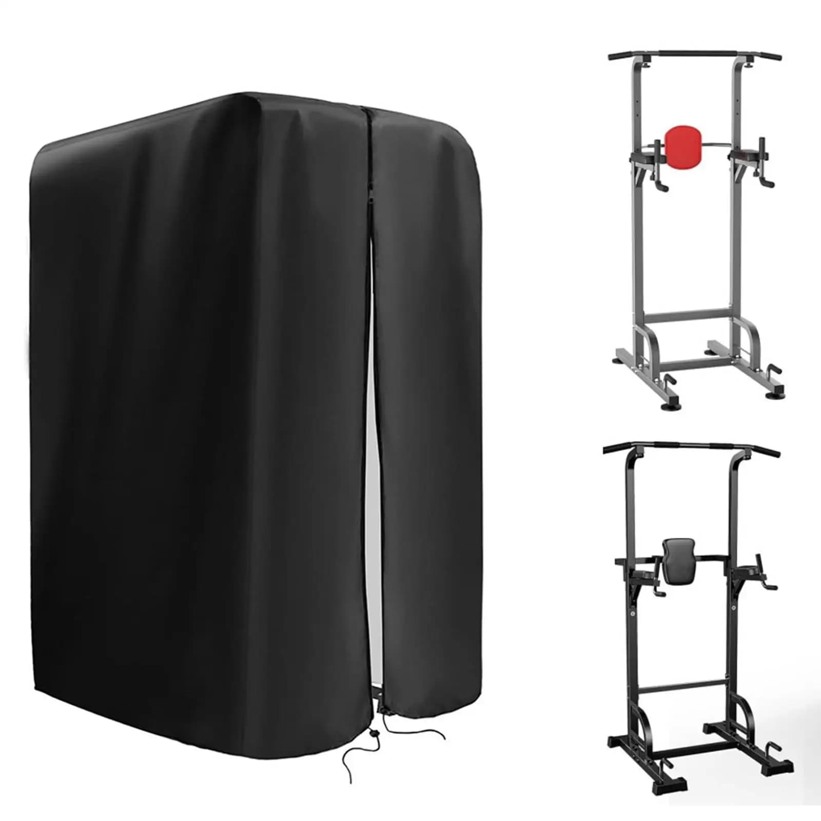 Scat rack cover with bottom with drawstring Cover for pull up bar from 40,2×42,1×88,2 inch