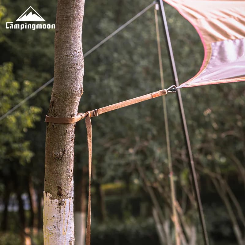 FS-1400 Telo per albero in cotone ispessito, cinghie di stoccaggio e cinghie di legatura per telo da campeggio