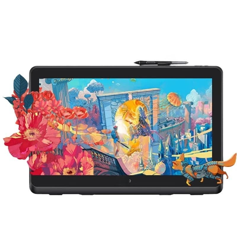 Schermo digitale, tablet, tavolo da disegno, lavagna disegnata a mano del computer, lavagna scritta a mano con computer