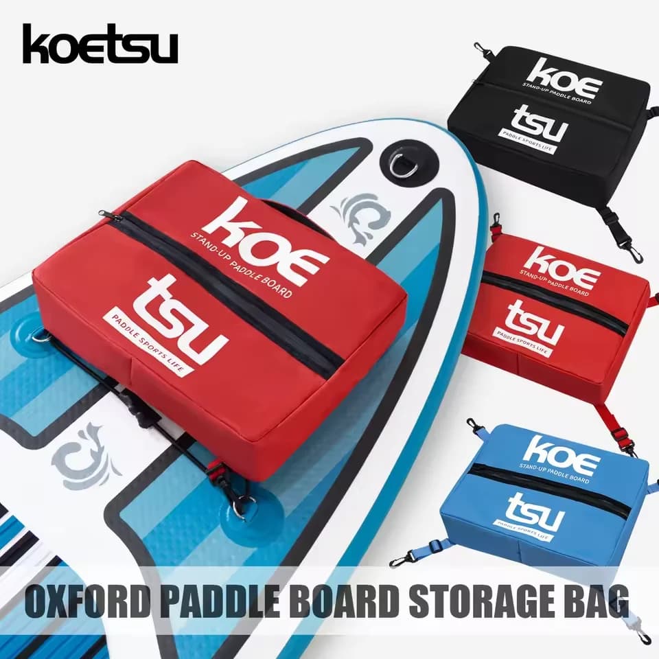 KOETSU Paddle Board Storage Bag Waterproof Kayak Surfboard Insulated Cooler Bag Stand Up Paddleboard Deck Bag Kayak Accessories