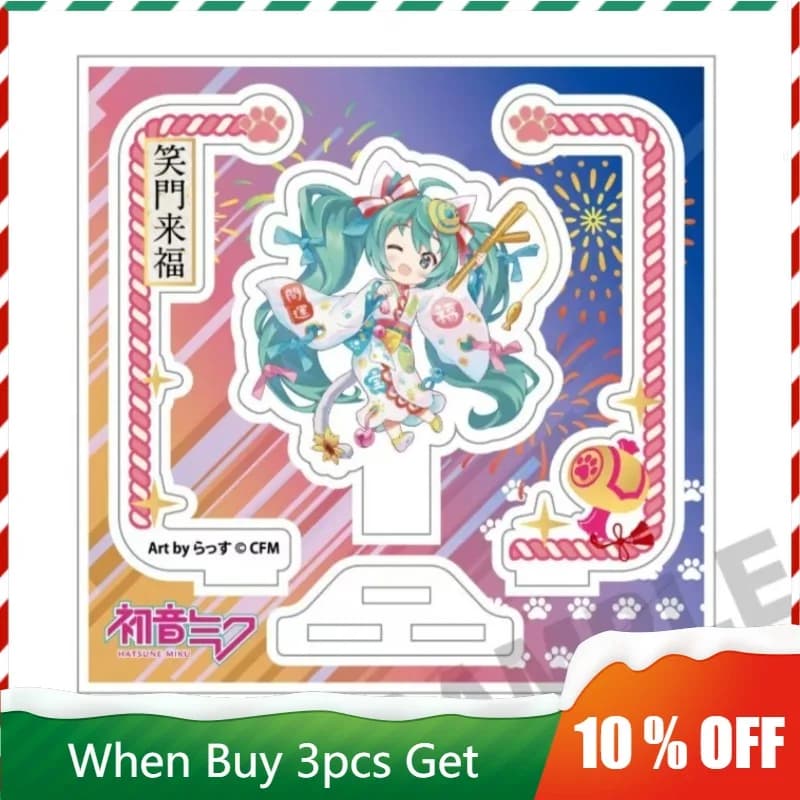 Accessori Anime, Statuetta di Miku, Supporto in Acrilico, Figurina di Kagamine Rin, Piatto Decorativo, Collezione Len, Giocattoli e Regali