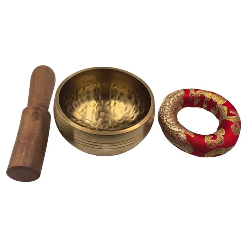 ~Latest Model For Yoga And Mindfulness Practice Tibetan Meditation Singing Bowl Handcrafted Nepalese Metal Craft With Stick